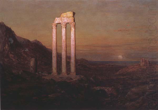 Frederic E.Church Moonrise over Greece china oil painting image